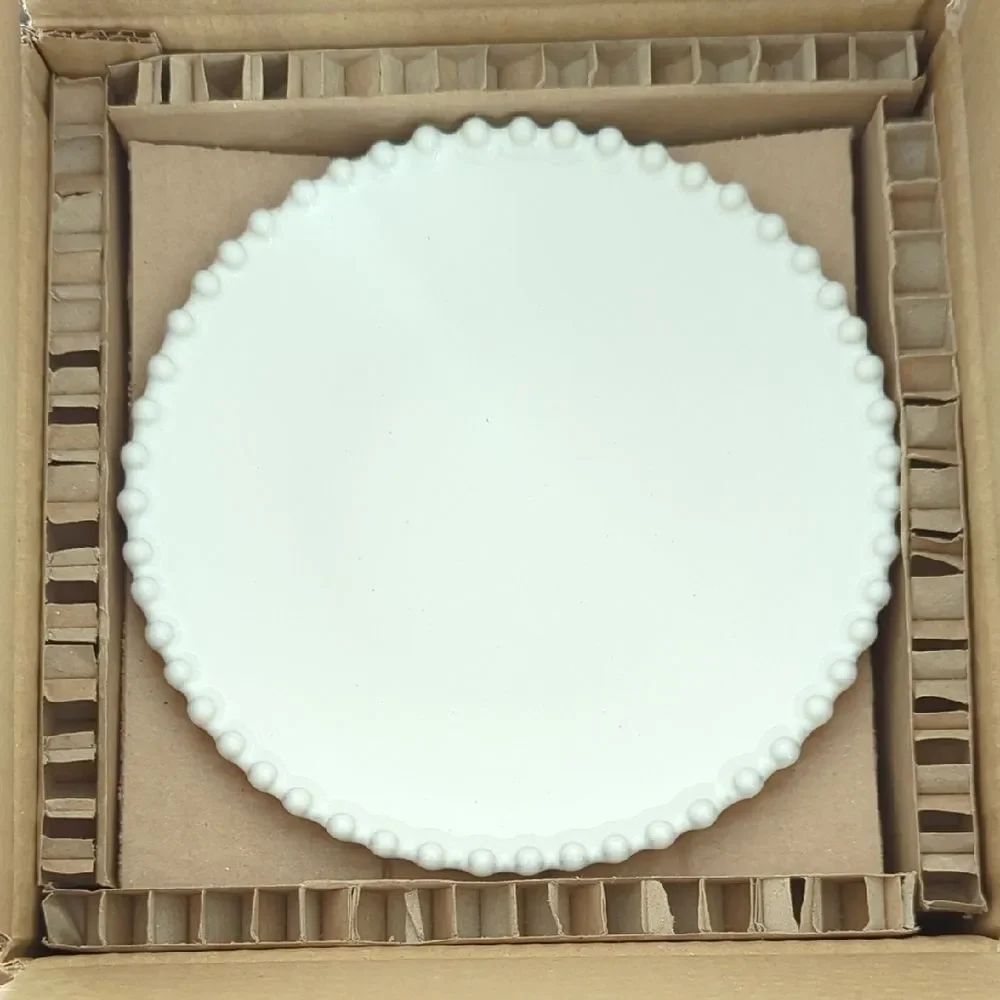 New In Box Pearl White Dinnerware - Picture 1 of 7
